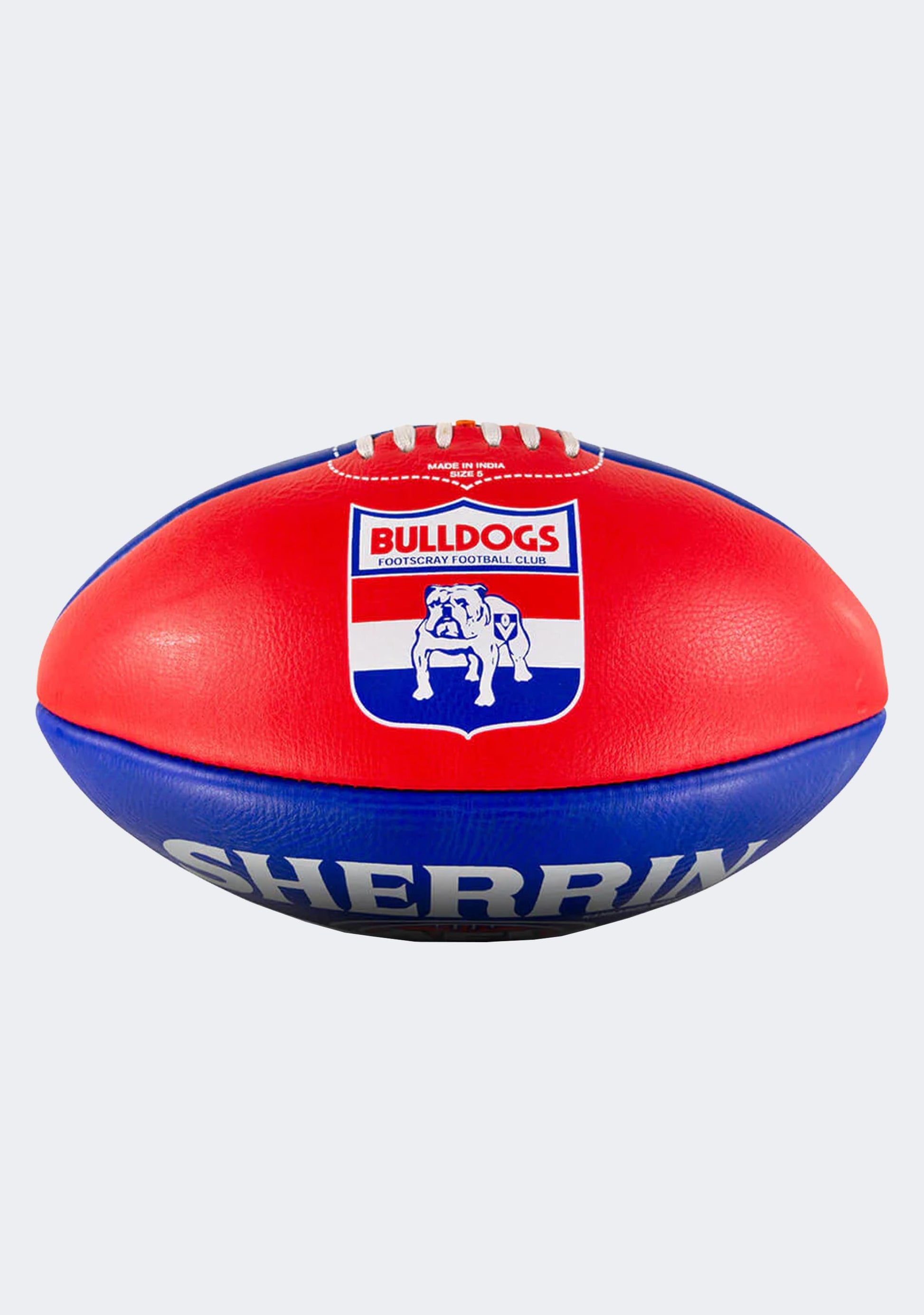 Sherrin Western Bulldogs Team Leather Football