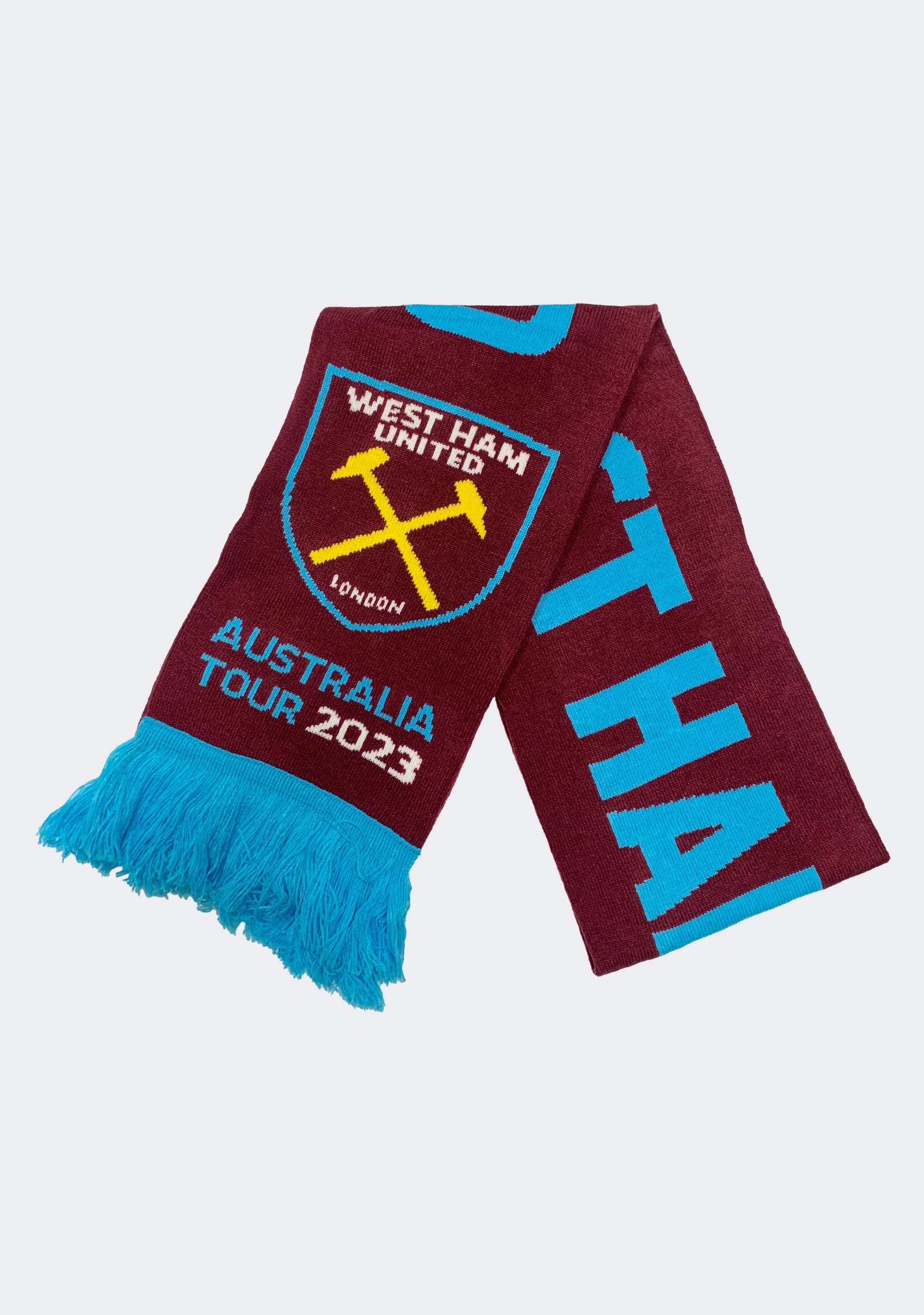 West Ham United Perth Tour 2023 Supporter Scarf