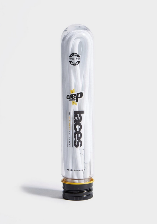 Crep Protect Round White Laces