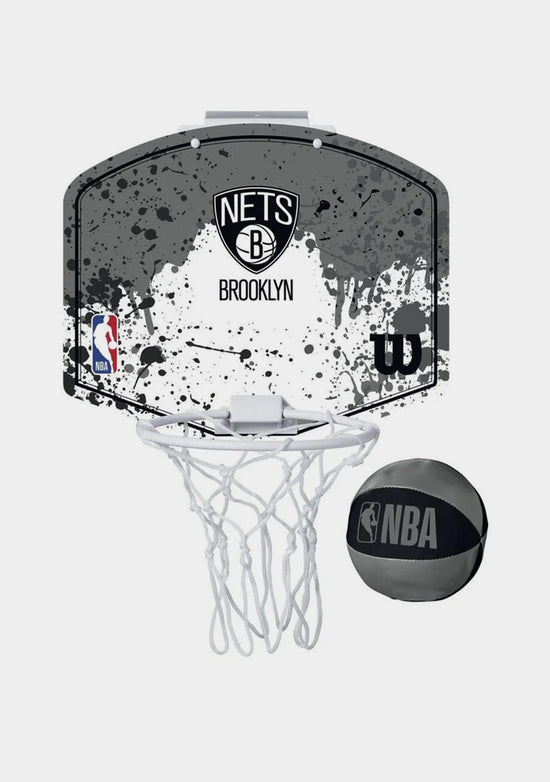 Wilson NBA Team Mini Basketball Hoop Brooklyn Nets