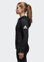 Adidas Womens Essential Solid Full Zip Hoodie <br> S97085