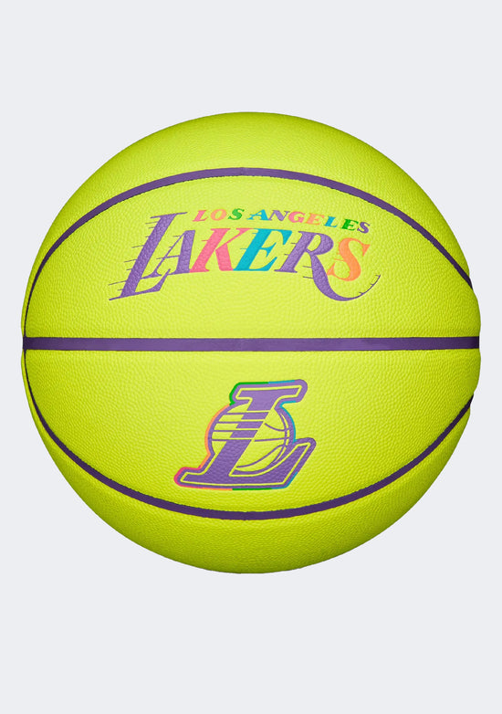Wilson NBA Team Neon Basketball Los Angeles Lakers