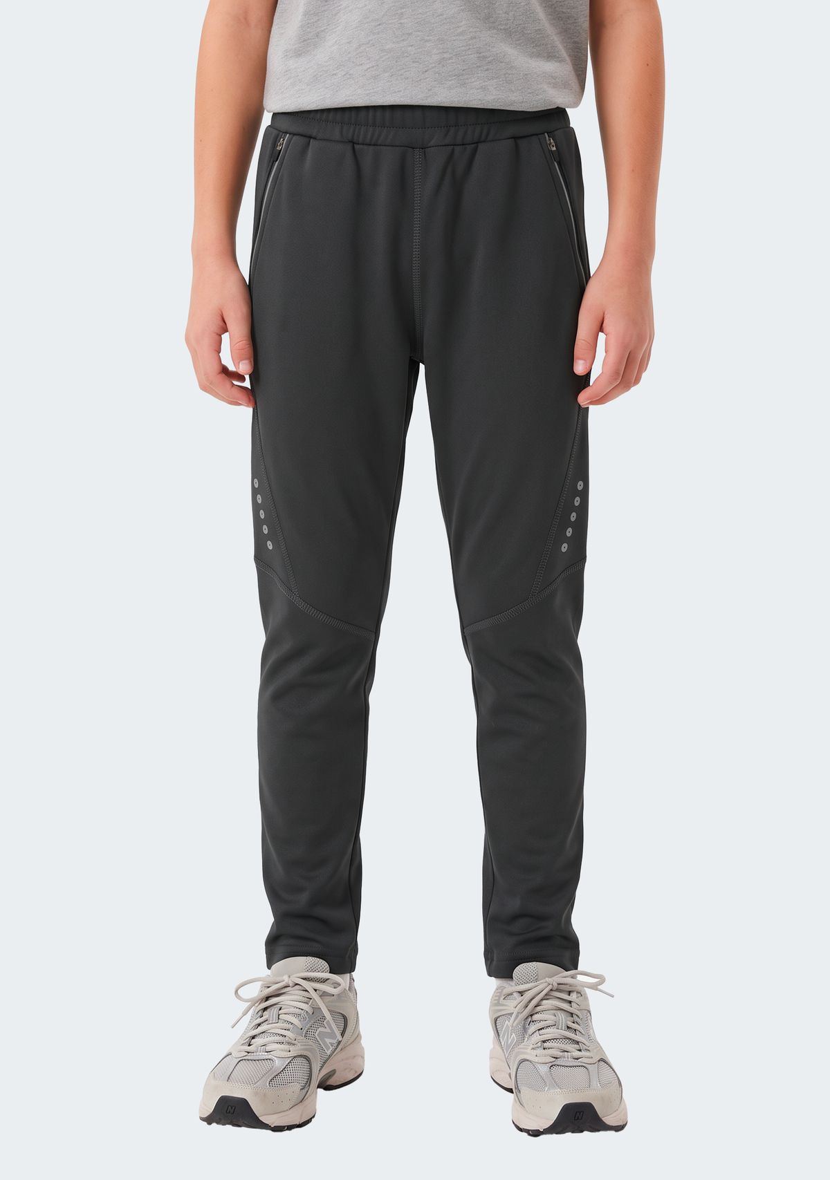 XBlades Kids' Tapered Track Pants Dark Grey