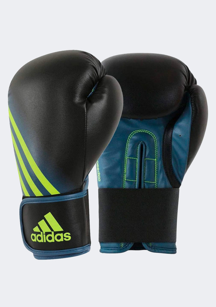 Adidas Unisex Speed 100 Boxing Glove - Black/Yellow