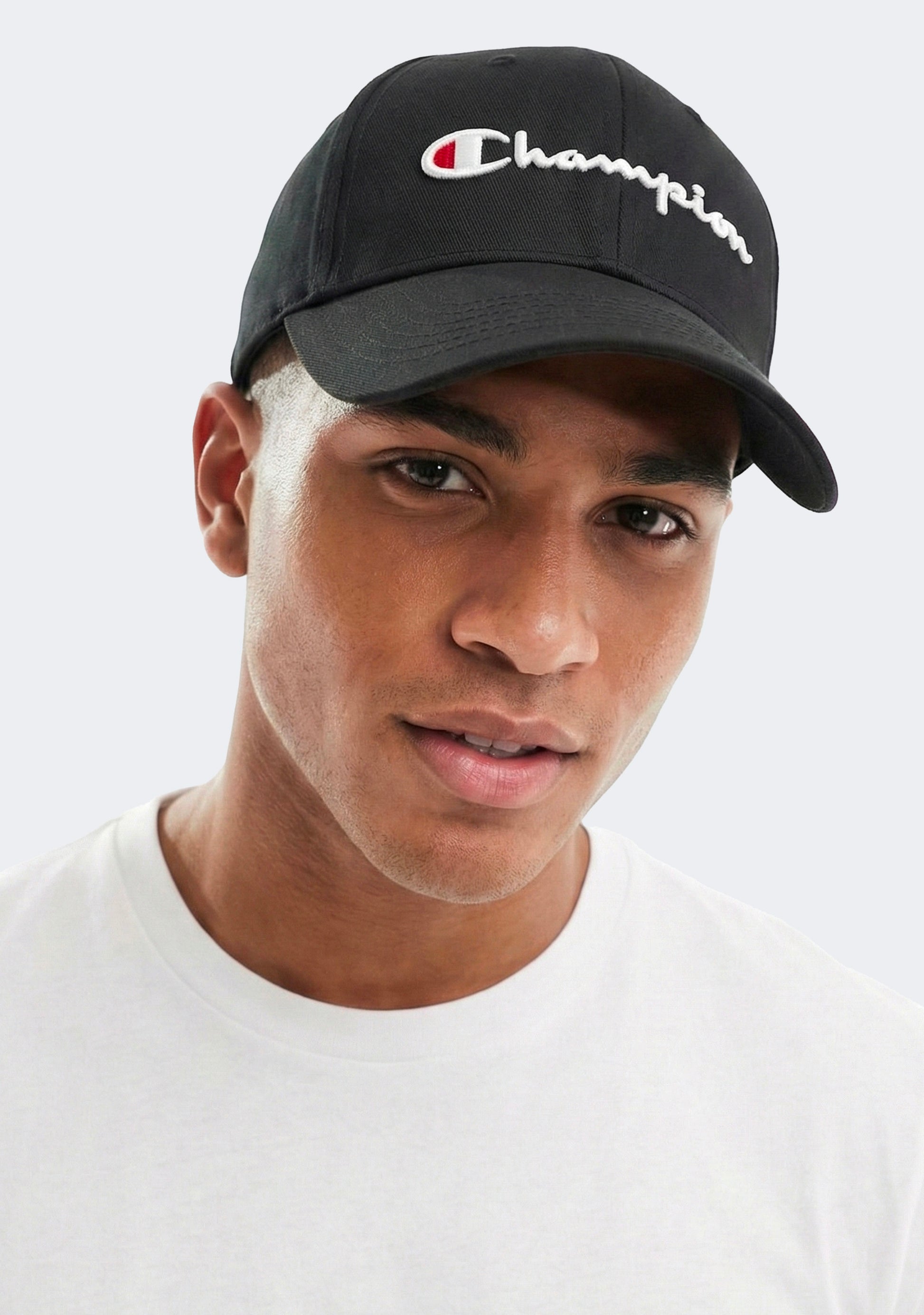 Champion Embroidered C-Life Dad Cap Black