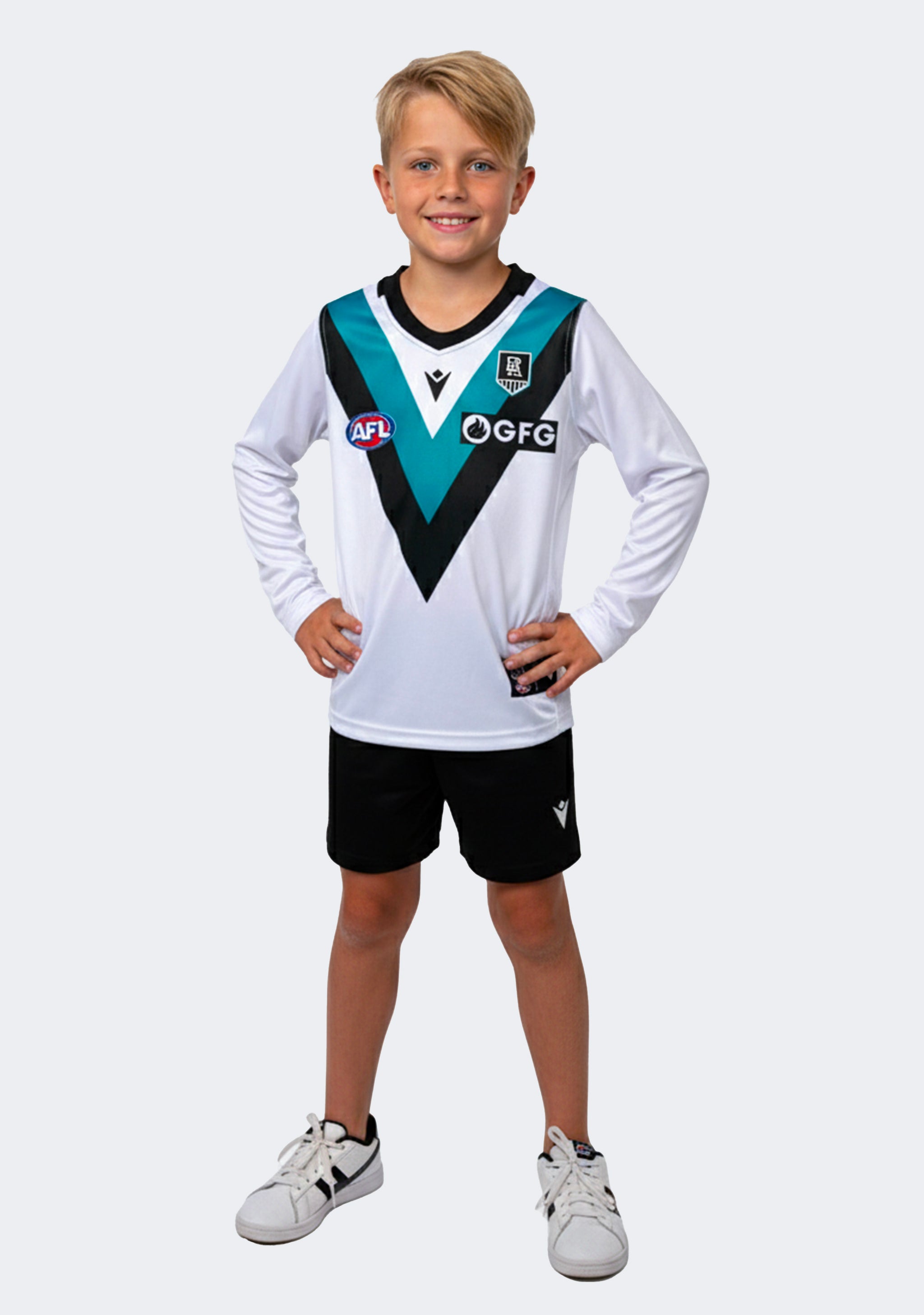 Macron Kids' PAFC M20 JLT Poly Replica Guernsey
