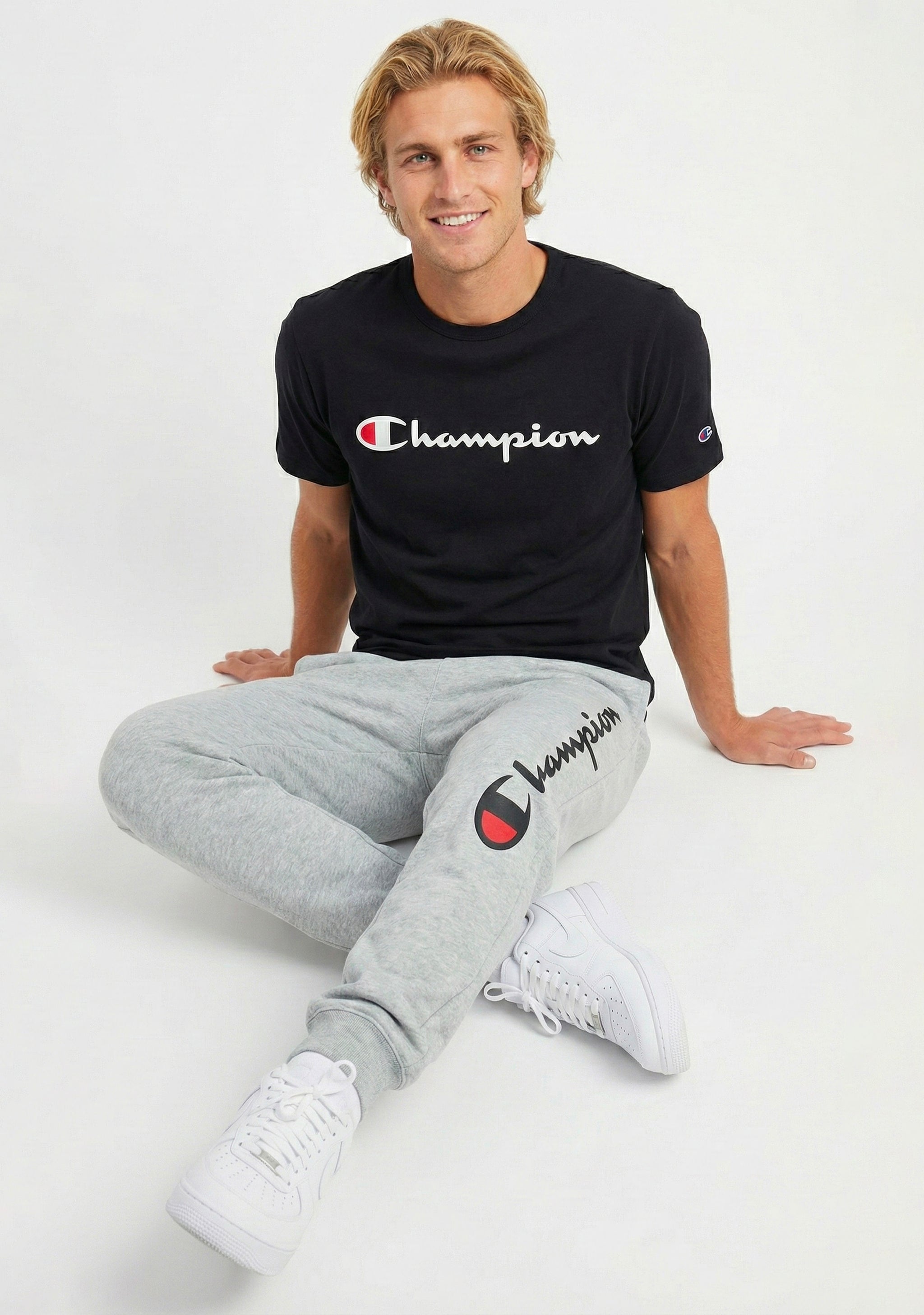 Champion Men’s Script Cuff Pants Grey