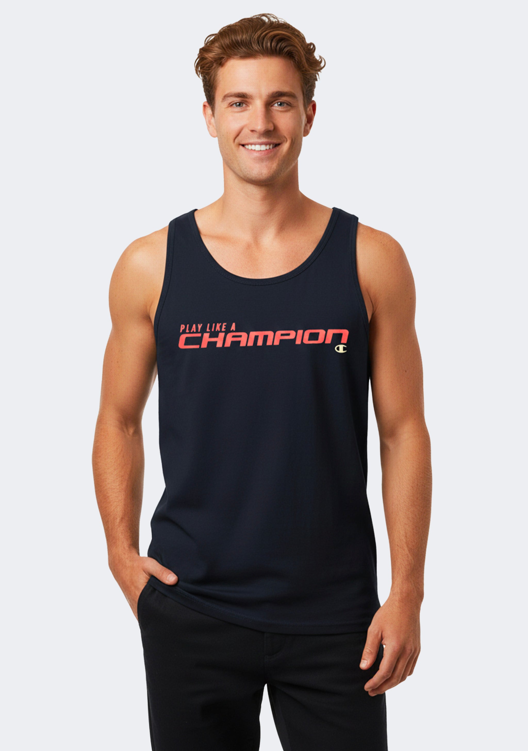 Champion Men's Graphic Heather Tank