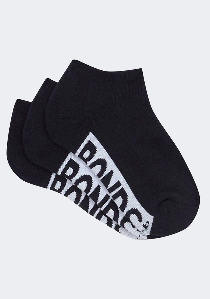 Bonds Women's Cushioned No-Show Socks 3 Pack Black