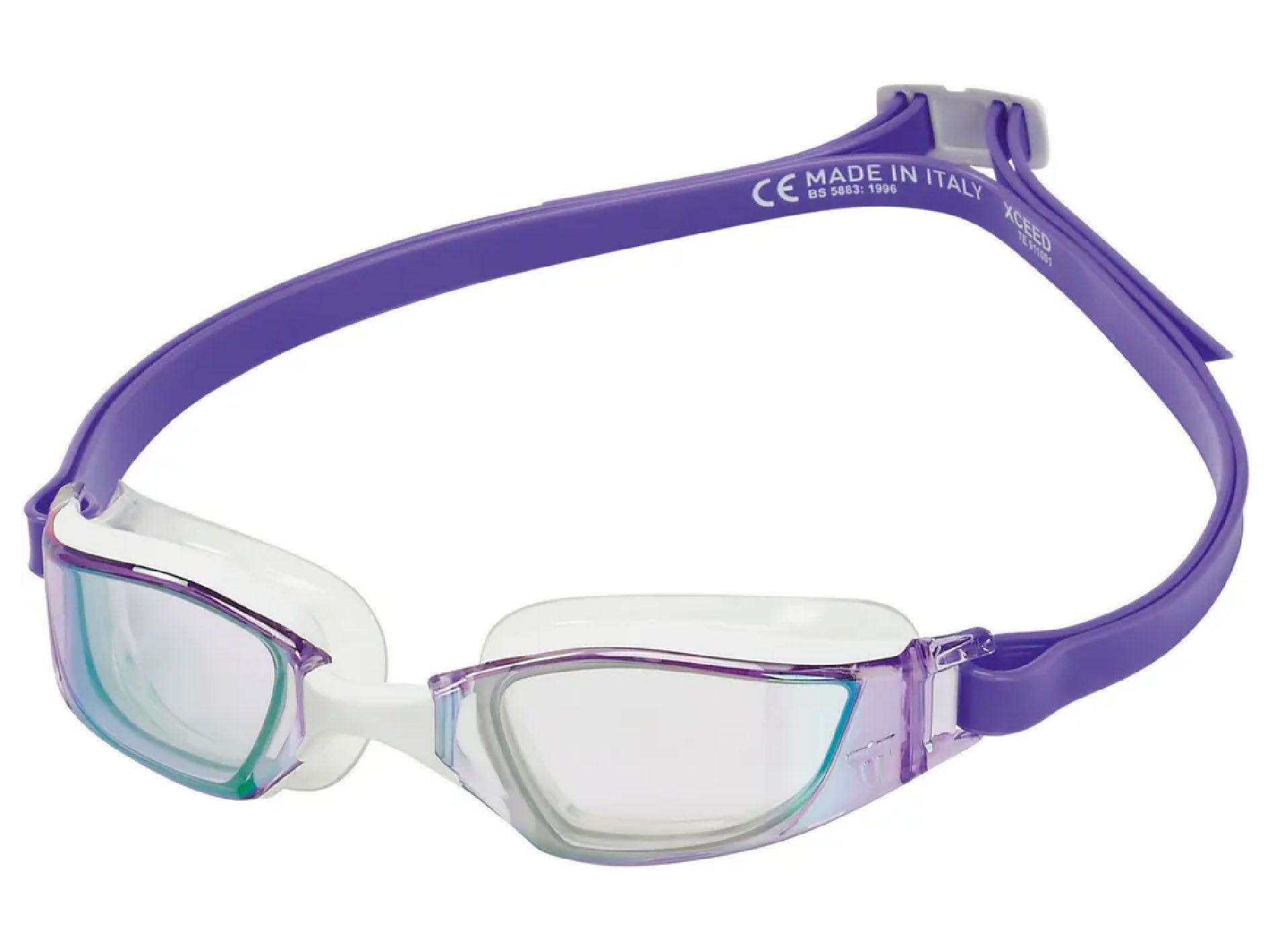 Aquasphere x Phelps Xceed Goggles Titanium Mirrored/White/Purple 18923