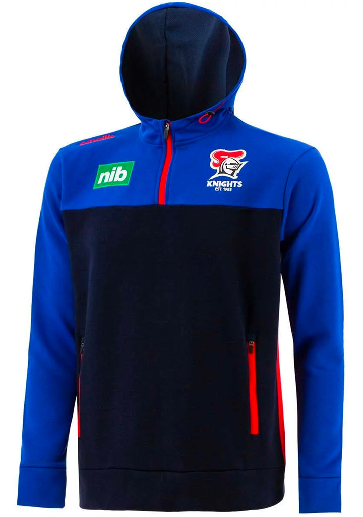 O'Neills Newcastle Knights Men's Fleece Half Zip Hoodie Marine-Royal