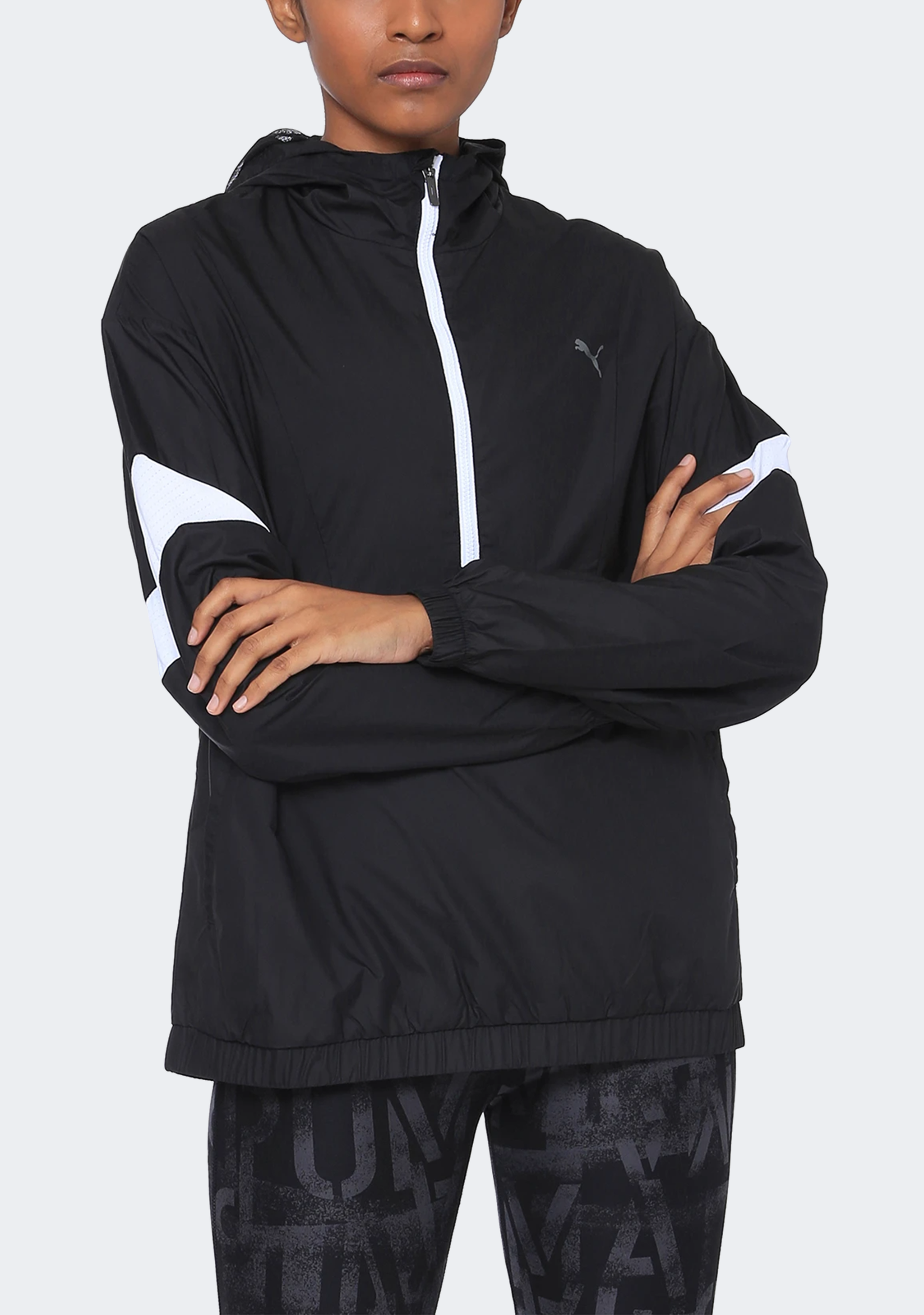 Puma Womens A.C.E Half Zip Womens Hooded Jacket