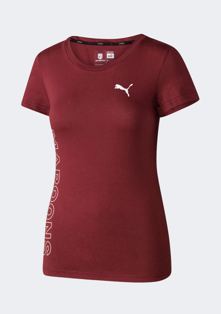 Puma Women's Queensland Maroons Logo Tee