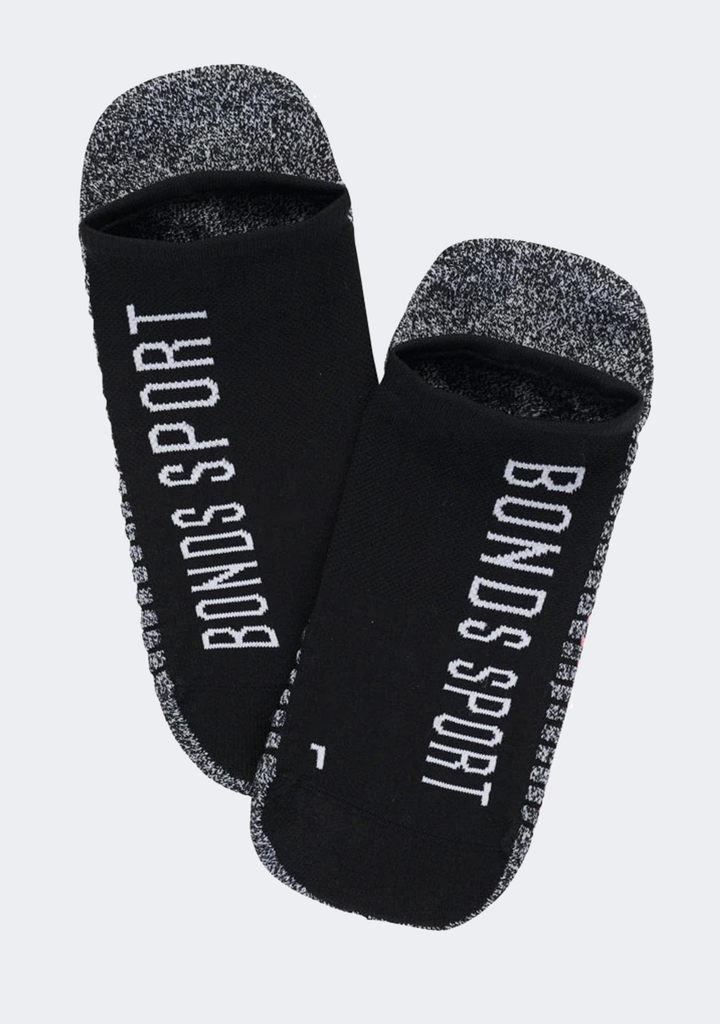 Bonds Men's Sport Tech No Show 2 pack Socks BLACK