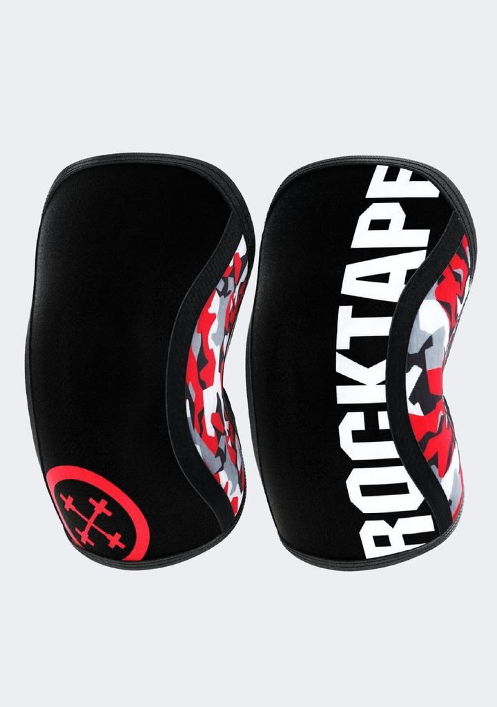 Rocktape Assassins Knee Sleeve 7mm Thick Red Camo