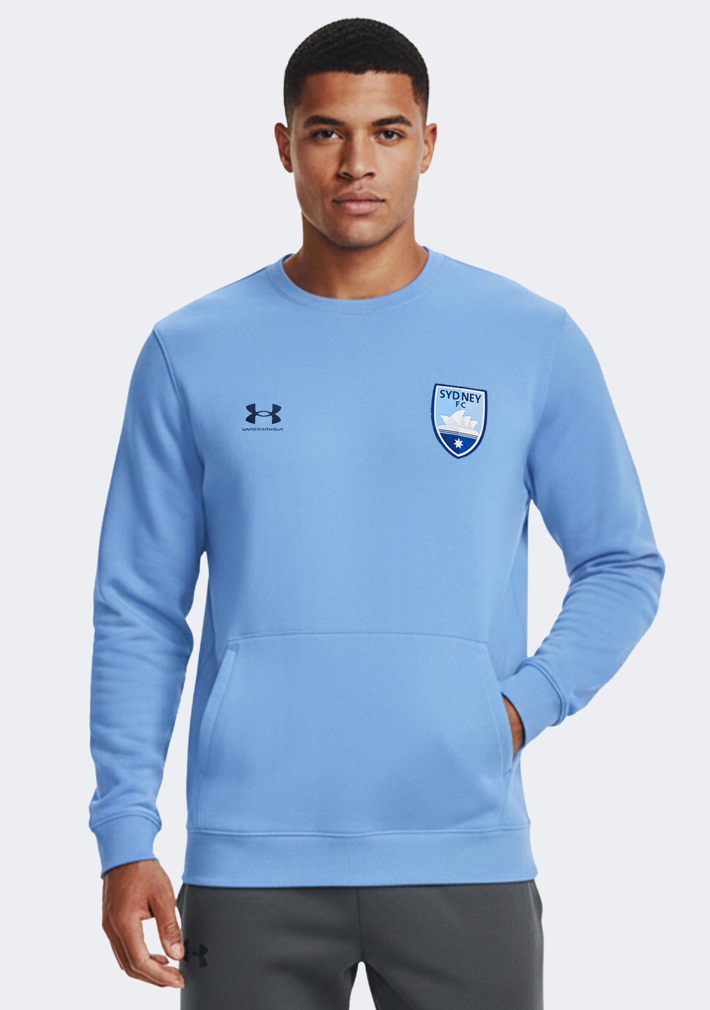 Under Armour Men's Sydney FC Hustle Fleece Crew