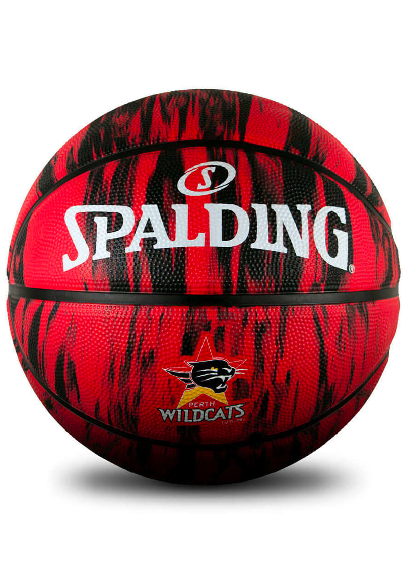 Spalding NBL Team Marble Perth Wildcats Basketball <br> 6055/6/7-NBL-PER