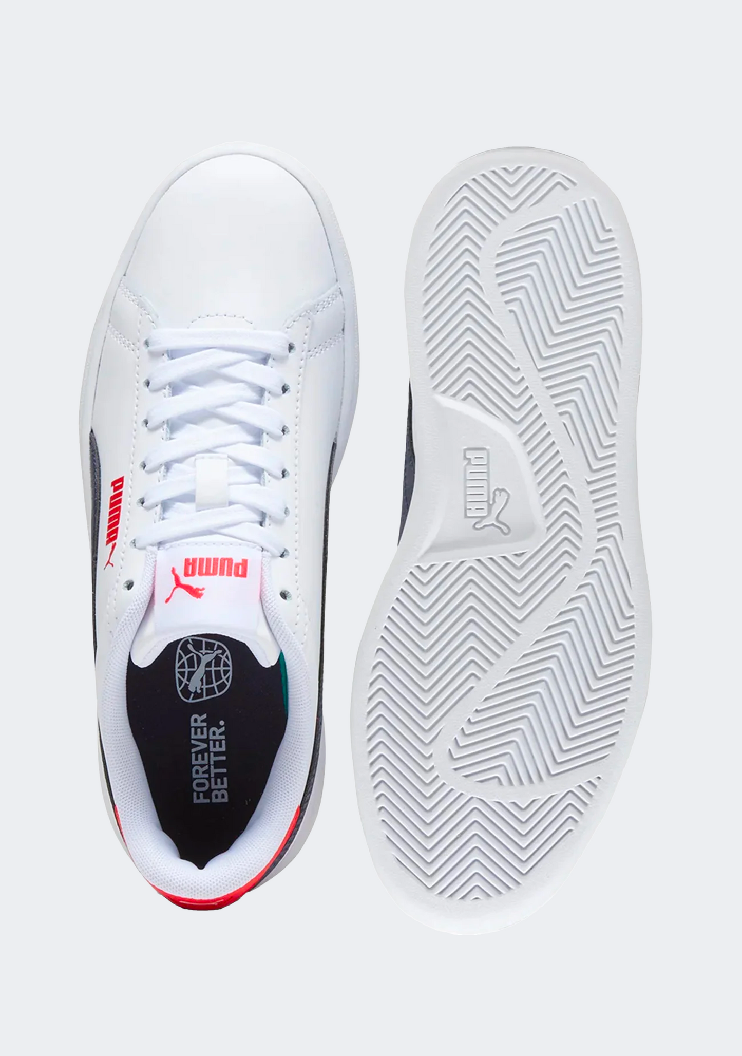 Puma Kids' Leather Smash 3.0