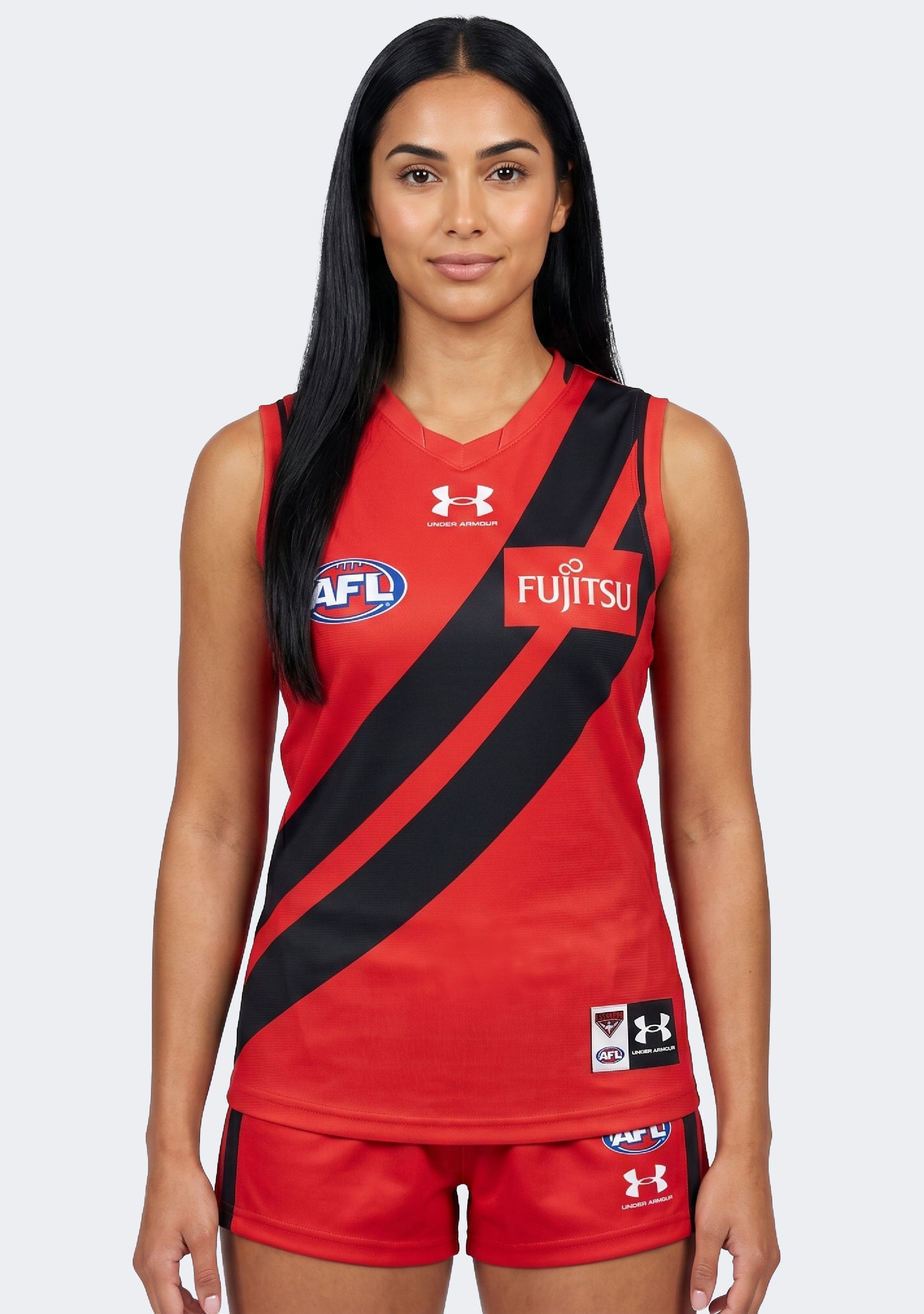 Under Armour Women's Essendon FC Replica SL Guernsey