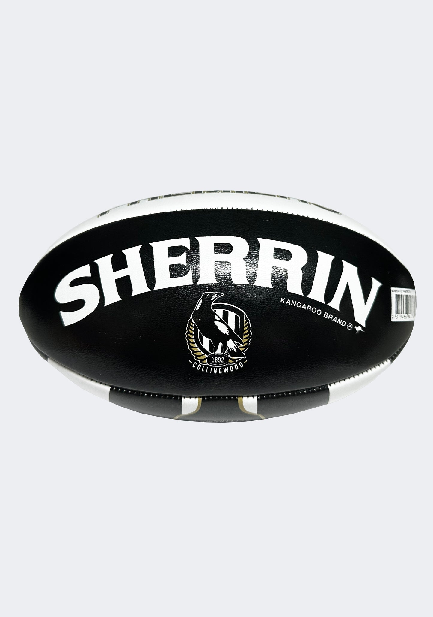 Sherrin AFL Collingwood Magpies 2023 Premiers Mini Footy 20cm