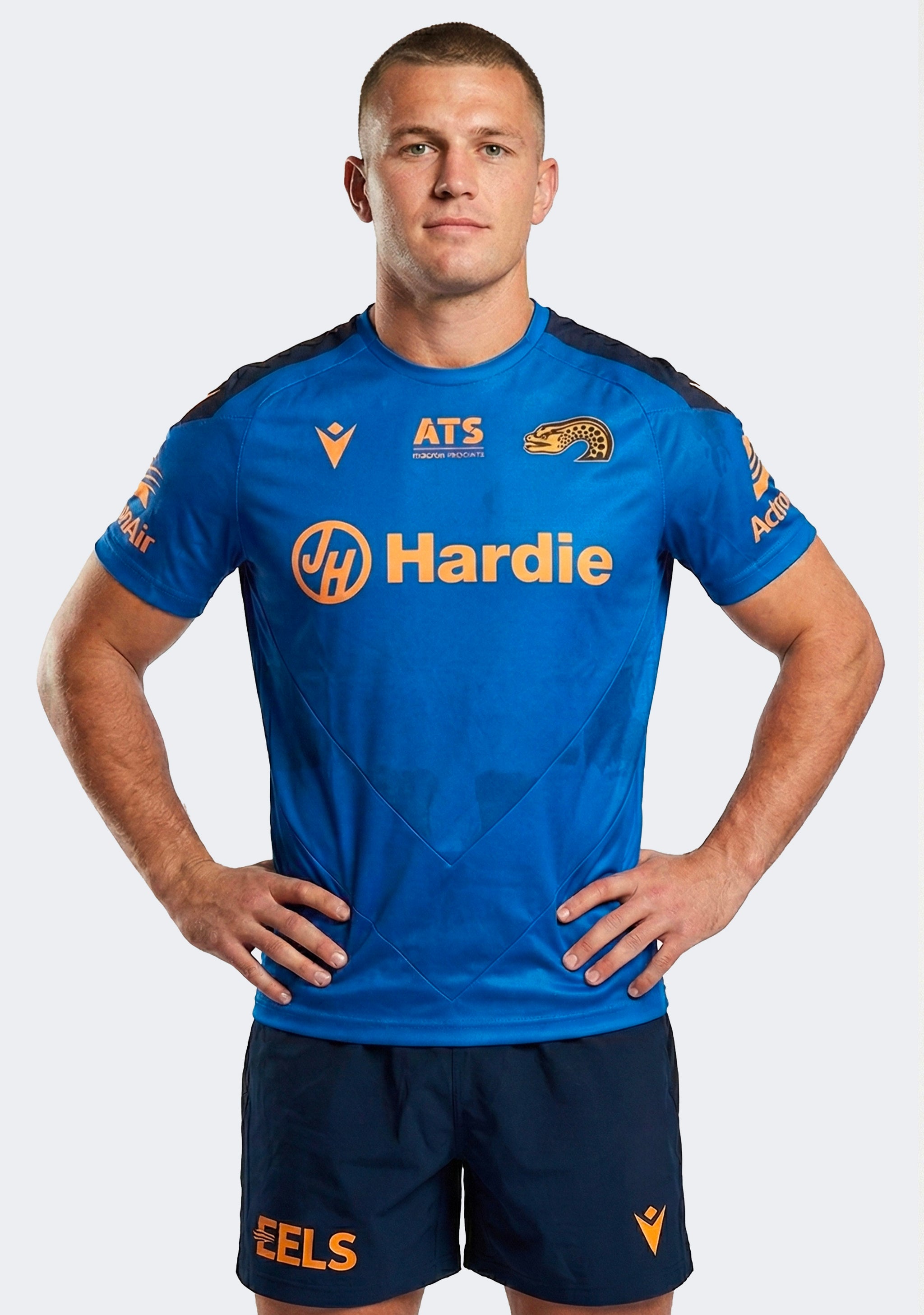 Macron Men's Parramatta Eels 2025 Players Training Shirt