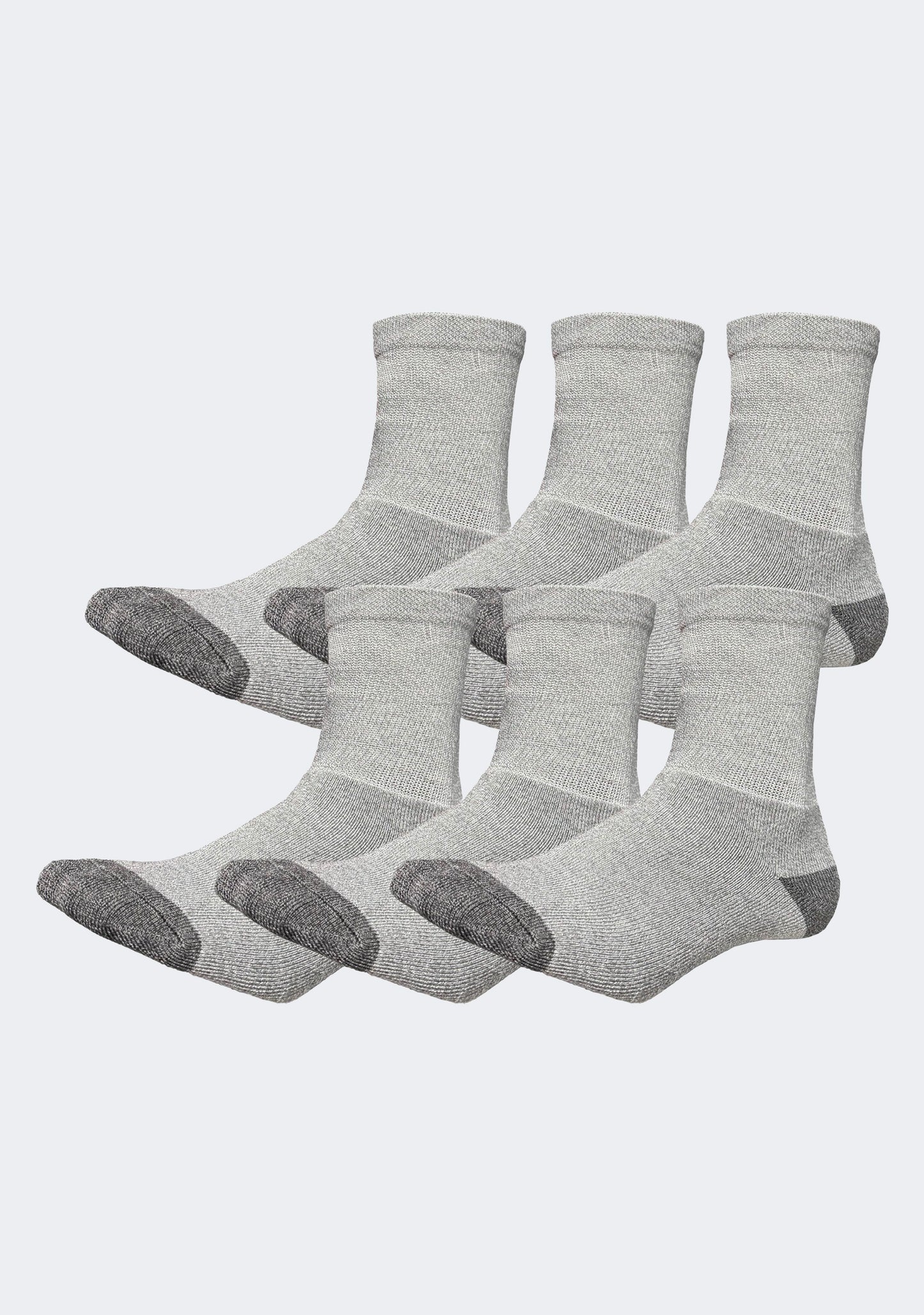 Sof Sole 6 Pack Perform Crew Bamboo Socks