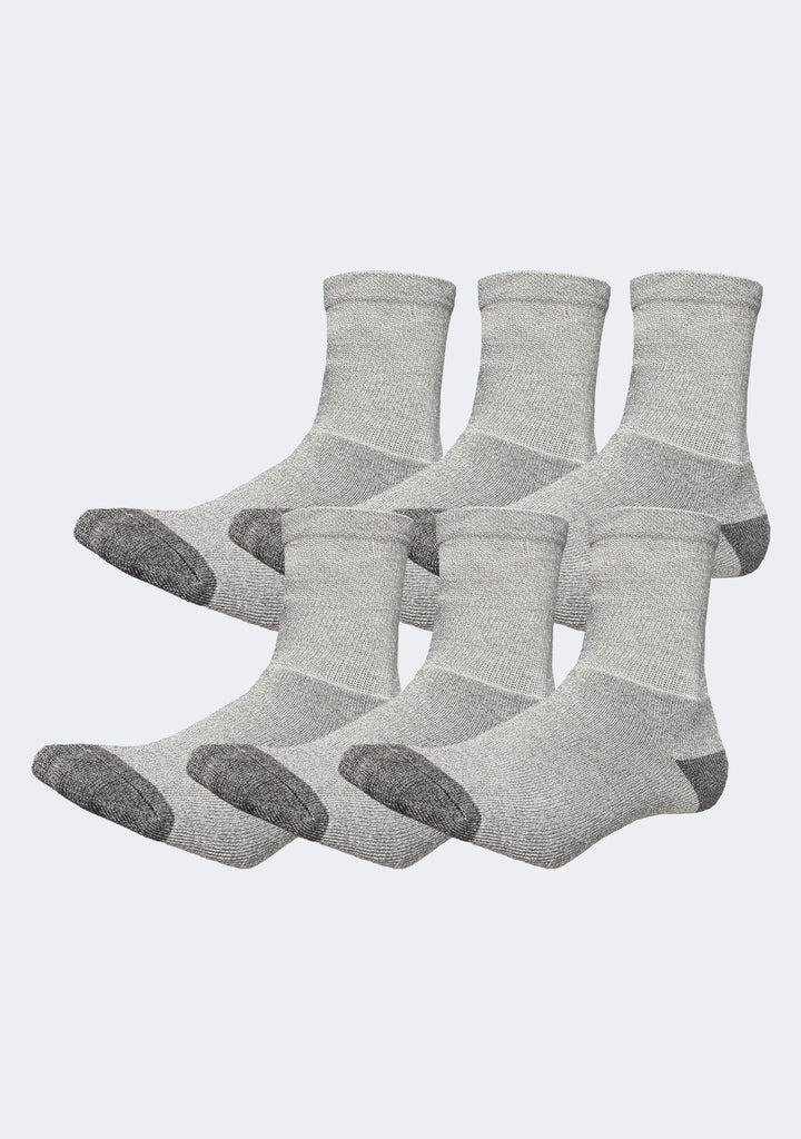 Sof Sole 6 Pack Perform Crew Bamboo Socks