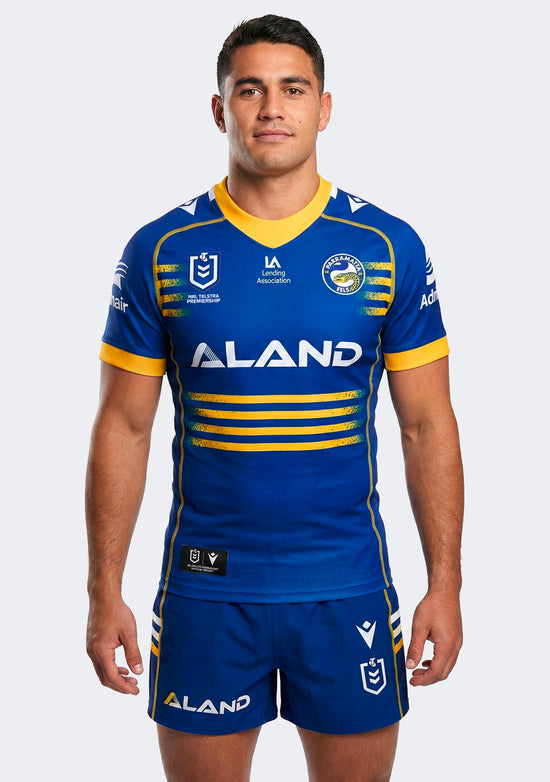 Macron Men's Parramatta Eels M23 Home Replica Shirt