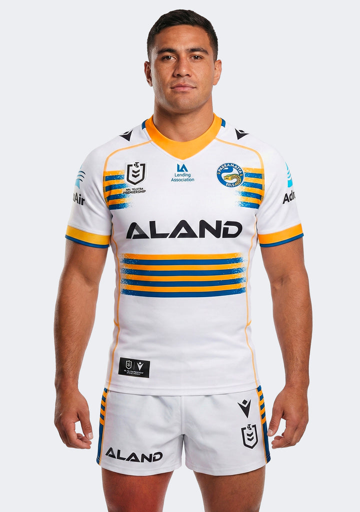 Macron Men's Parramatta Eels M23 Away Replica Shirt
