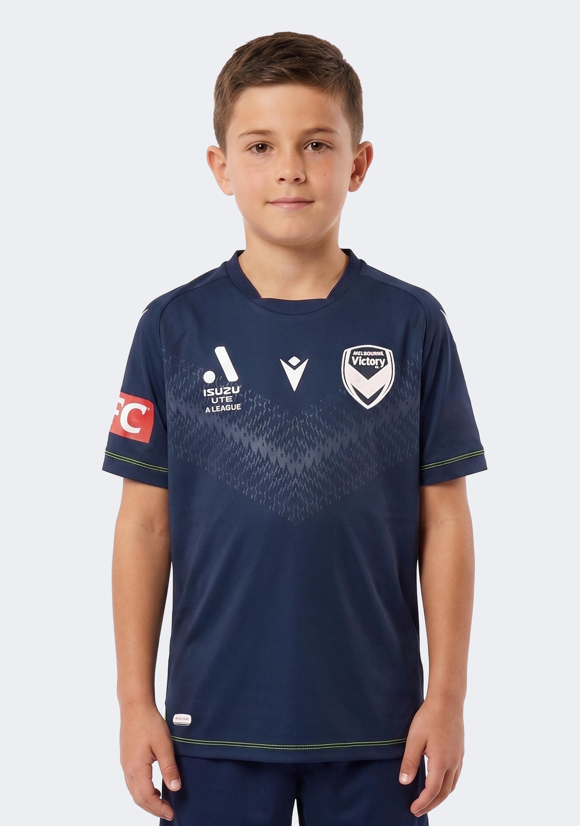 Macron Kids' Melbourne Victory M22/23 Matchday Home Shirt