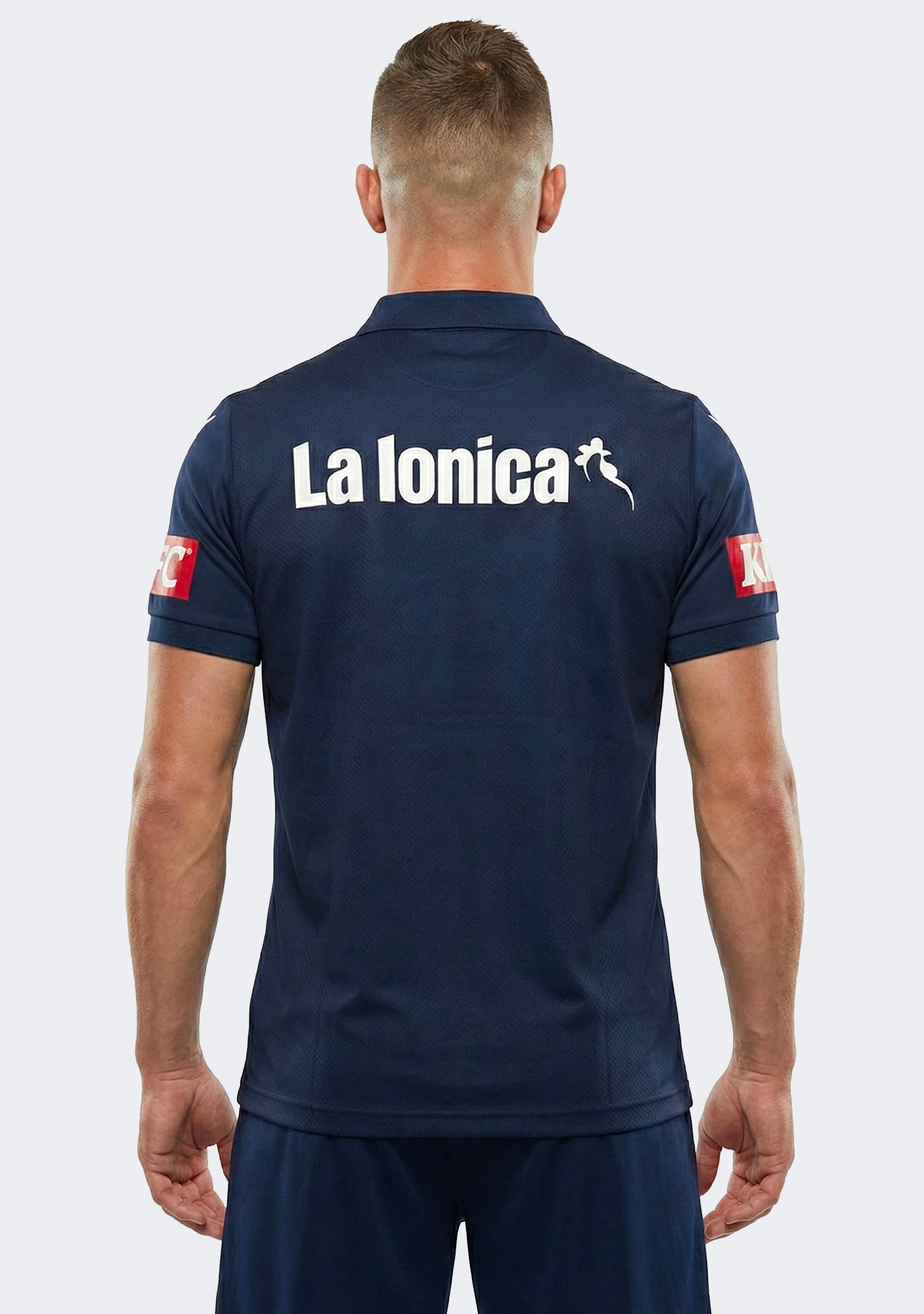 Macron Men's Melbourne Victory Travel Polo 22/23