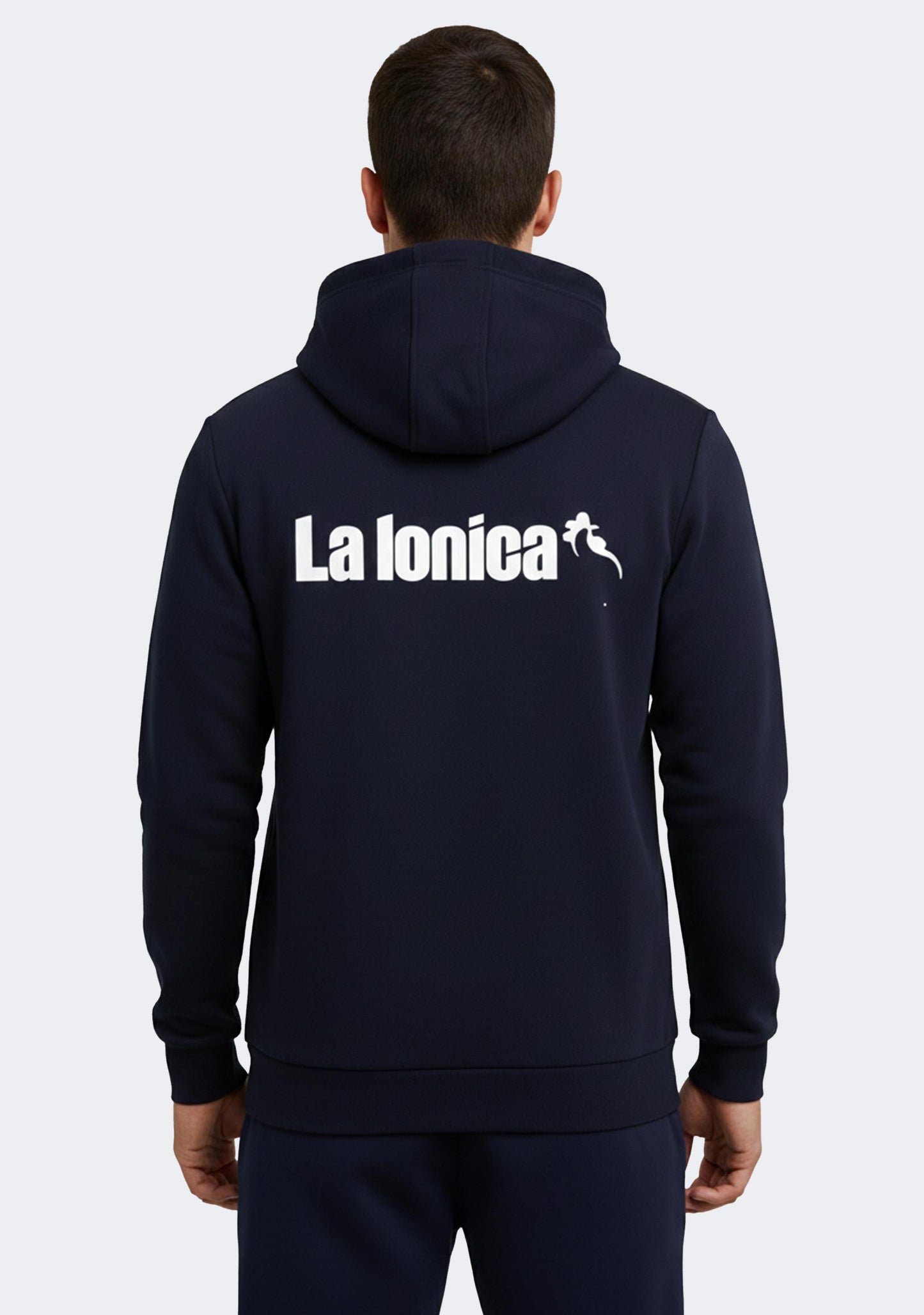 Macron Men's Melbourne Victory M22/23 Travel Staff Full Zip Hooded Top