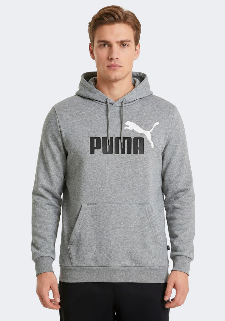 Puma Men's Essentials+ Two-Tone Big Logo Hoodie