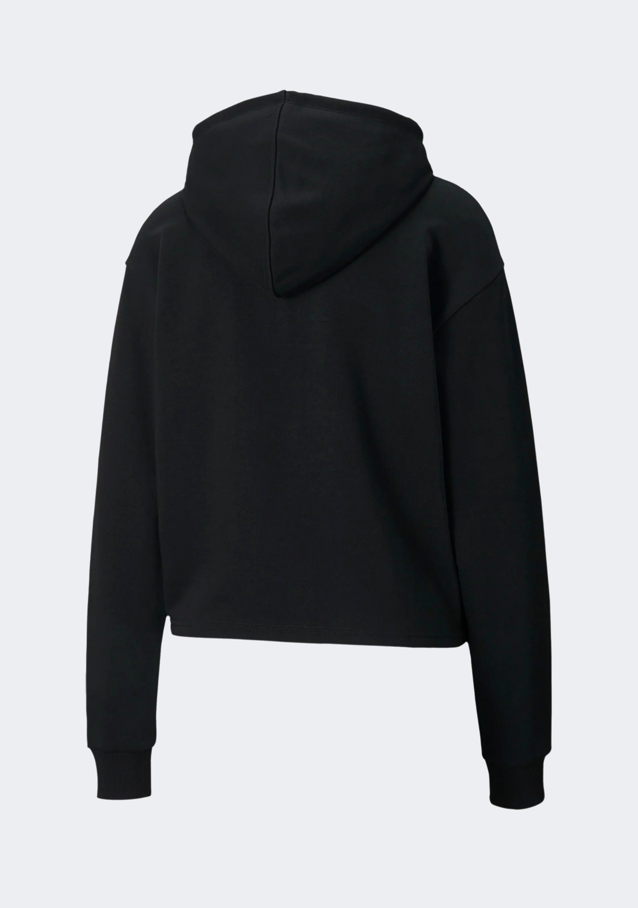 Puma Women's ESS Cropped Metallic Logo Hoodie