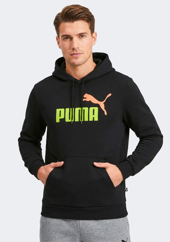 Puma Men's Essentials 2 Colour Big Logo Hoodie