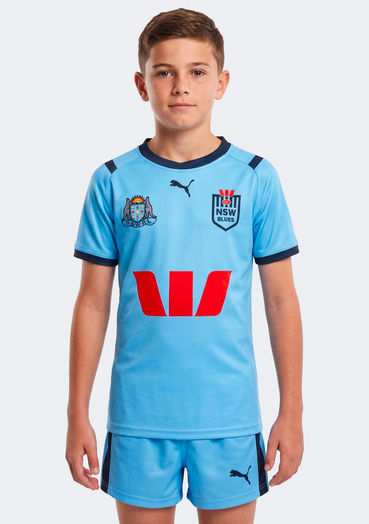 Puma Youth 2024 NSW Blues State of Origin Replica Home Jersey