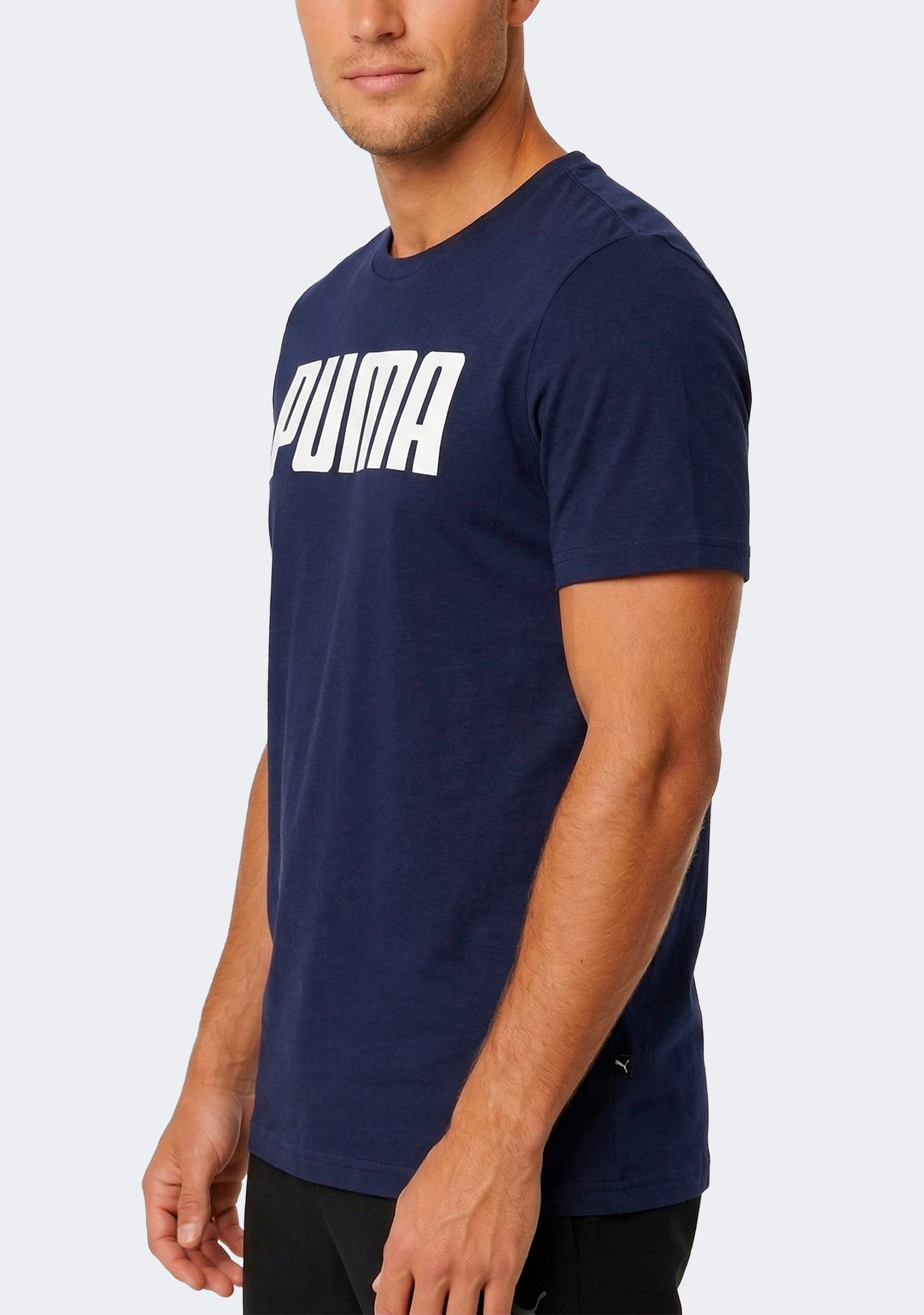Puma Men’s Essential Logo Tee Navy