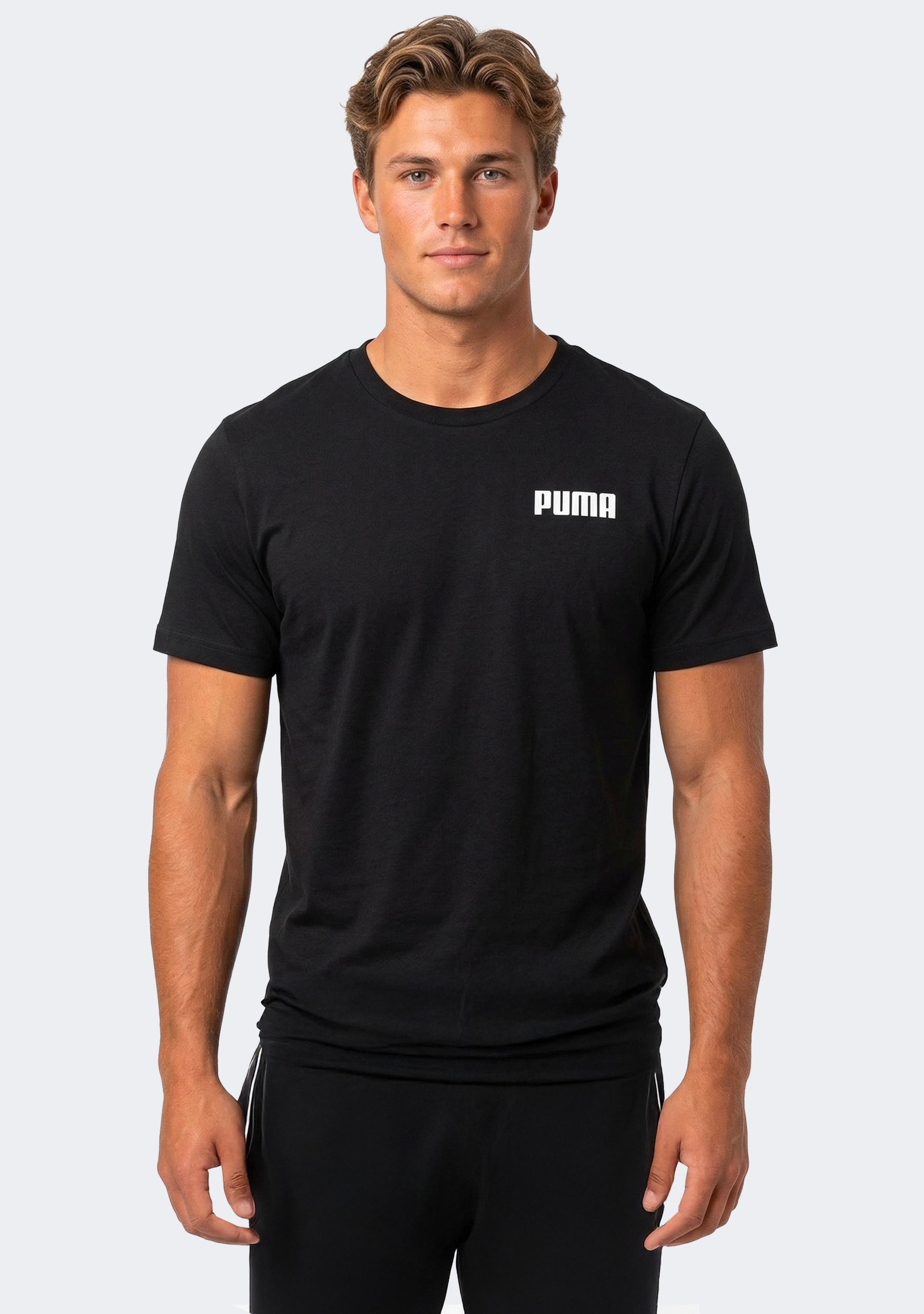 Puma Men’s ESS Small Logo Tee Black