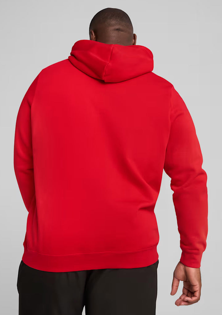 Puma Men's Essentials Big Puma Logo Hoodie Red