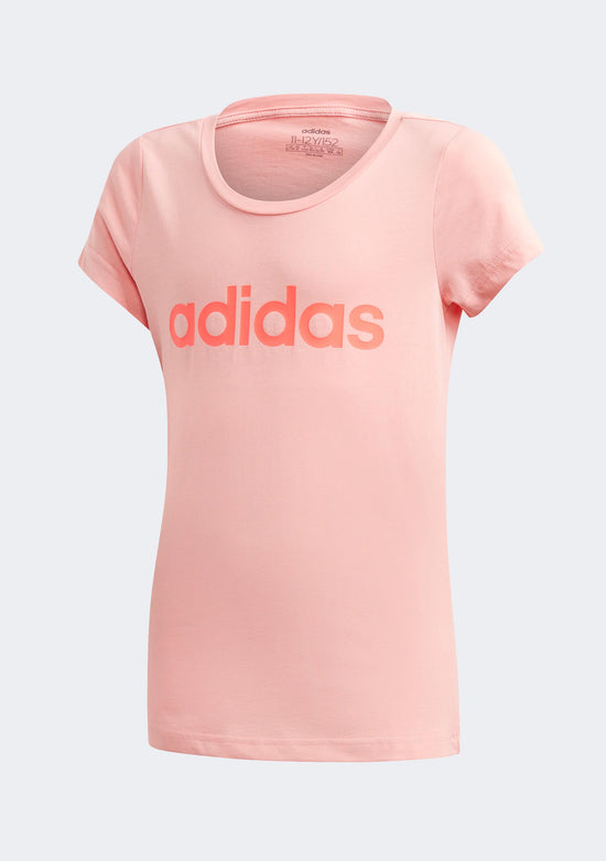 Adidas Junior Esssentials Linear Cotton Tee