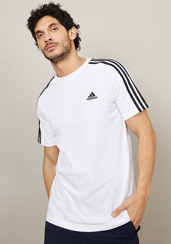 Adidas Men's ESS 3 Stripe SJ Tee
