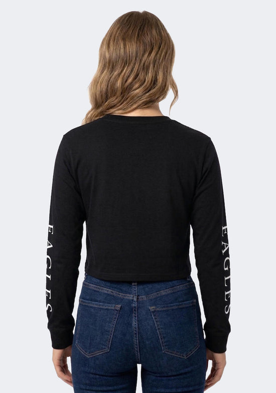 NAR Women's West Coast Eagles Wordmark Long Sleeve Cropped Tee