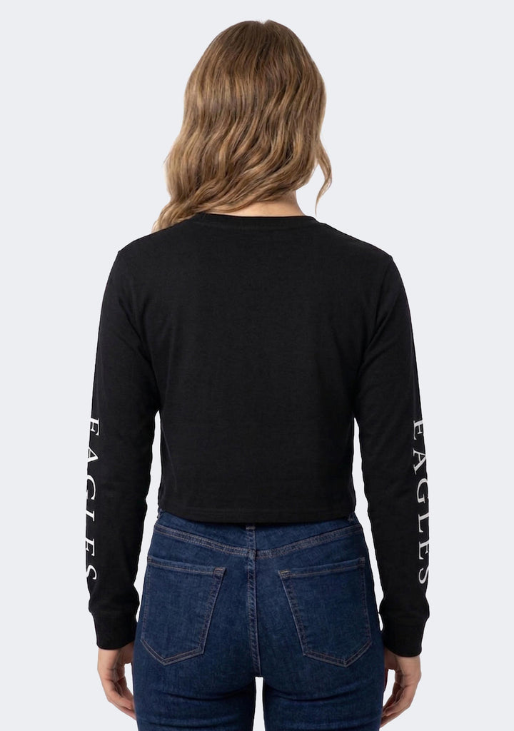 NAR Women's West Coast Eagles Wordmark Long Sleeve Cropped Tee