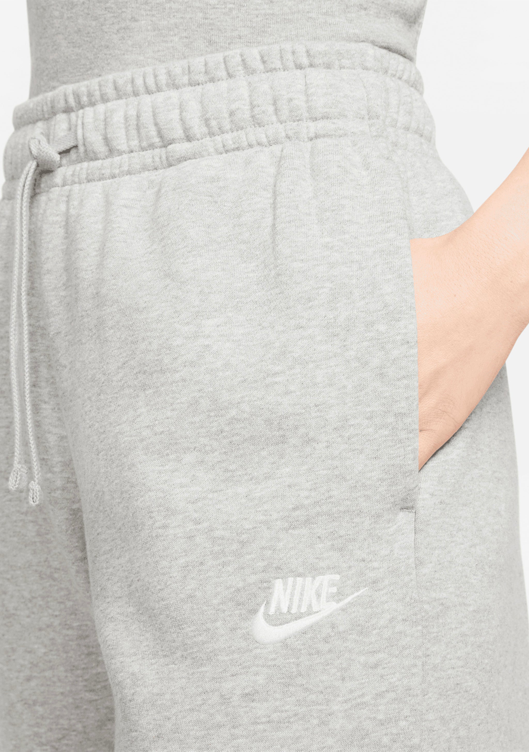 Nike Women's Mid-Rise Wide-Leg Fleece Sweatpants