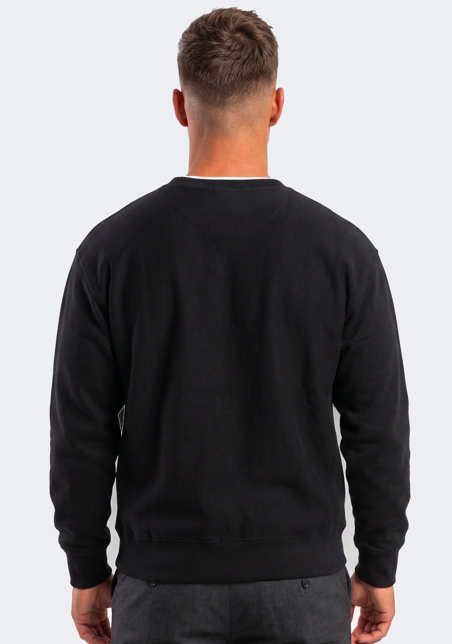 Champion Men's Reverse Weave Double Collar Crew