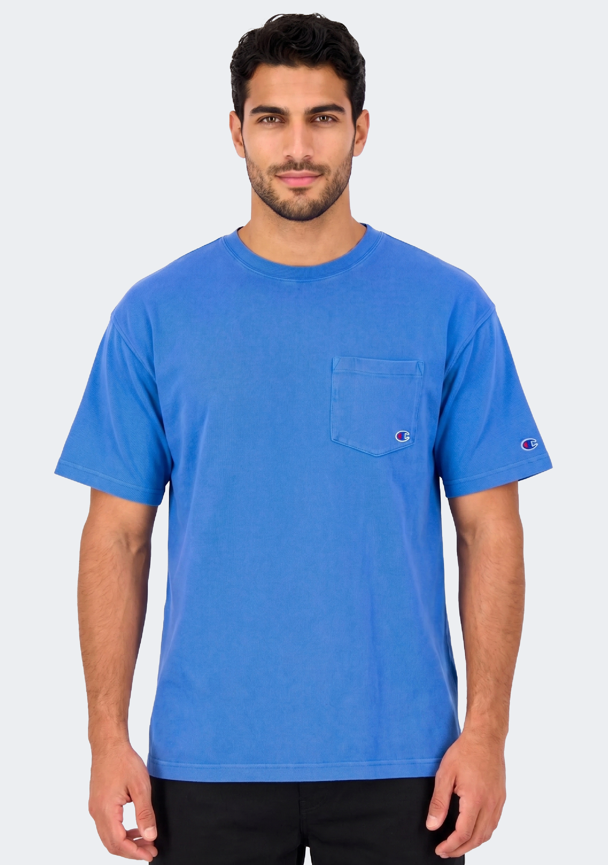 Champion Men's SPS Jersey Pocket Script Tee