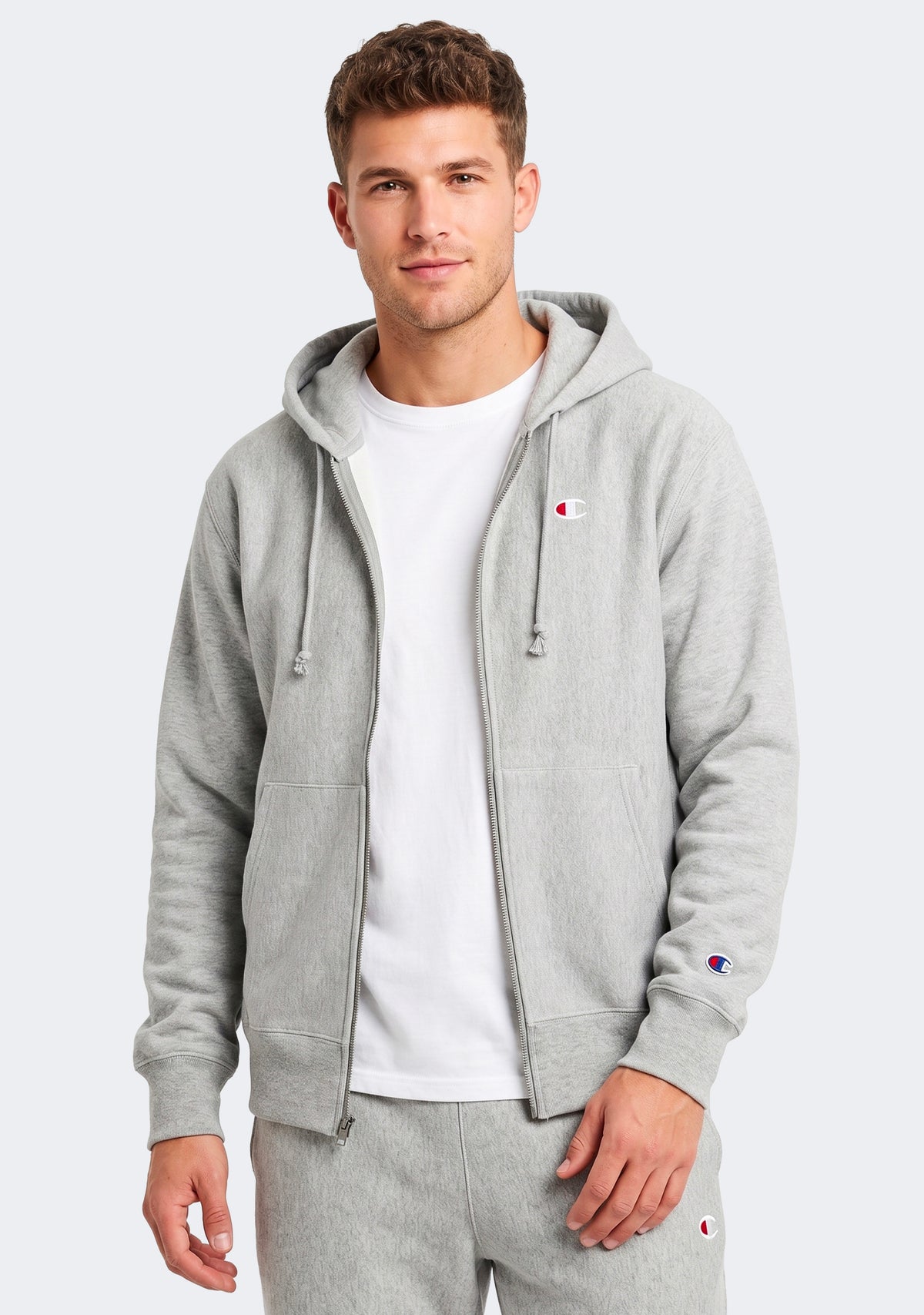 Champion Men's Reverse Weave Fleece Zip Hoodie