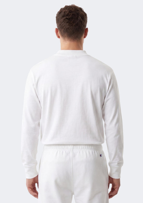 Champion Men's Heritage Mock Neck Long Sleeve Tee
