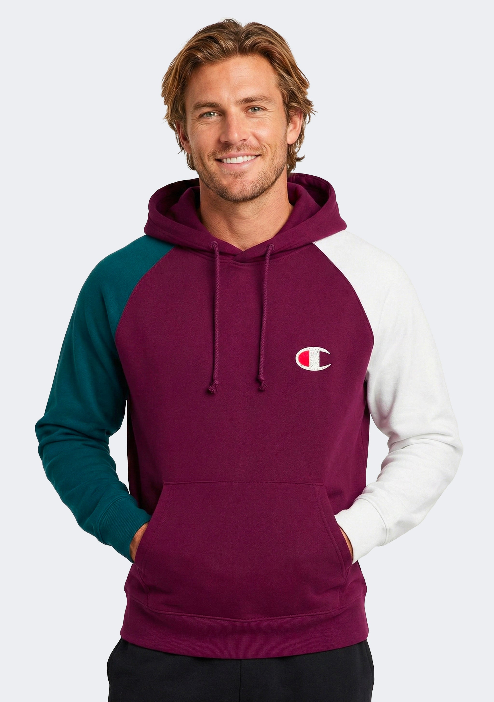 Champion Men's French Terry Script Hoodie