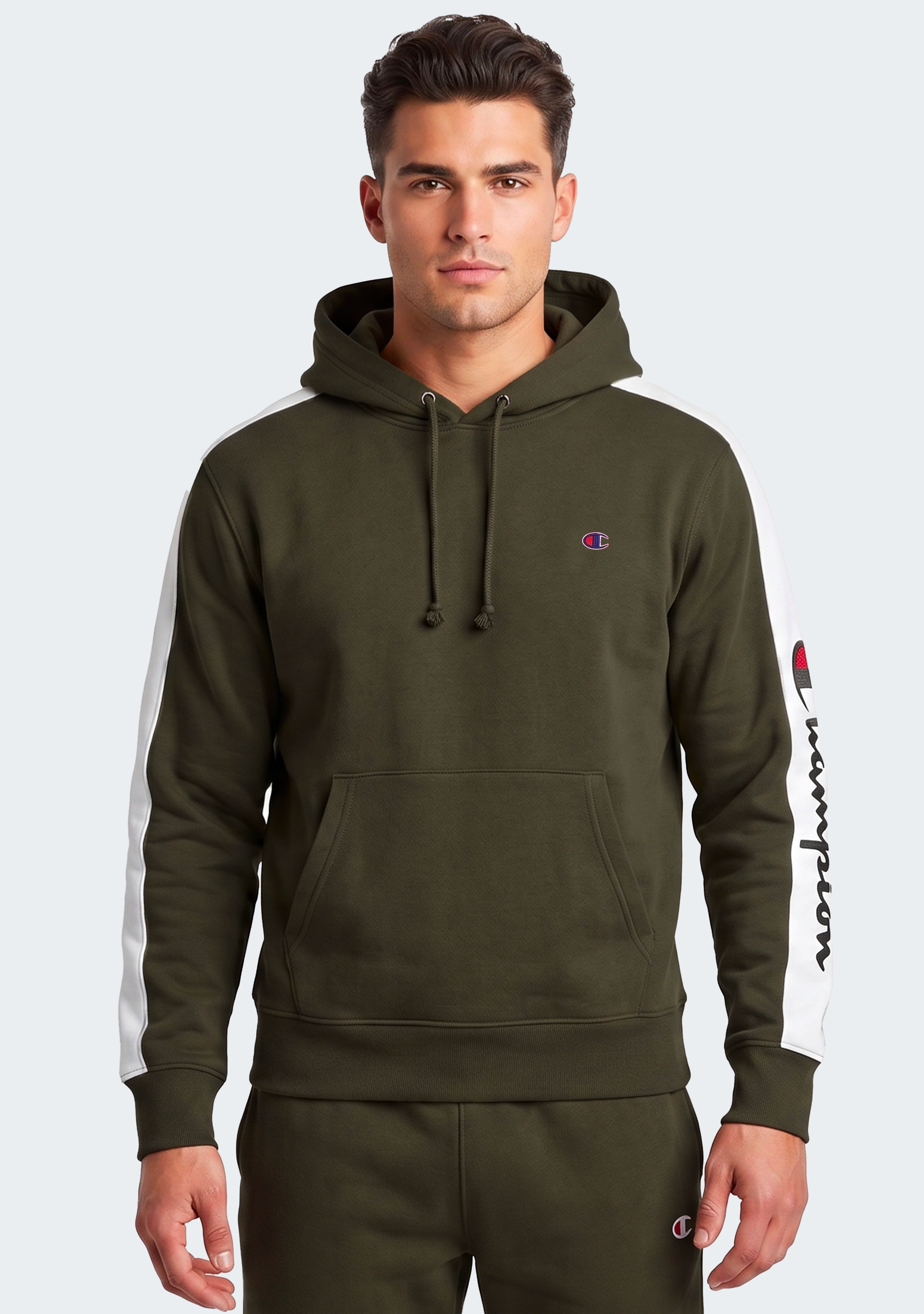 Champion Men's Sporty Panel Hoodie